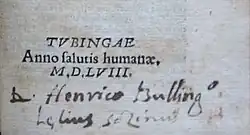 signature de Lelio Sozzini