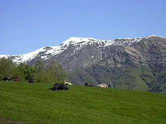 Vue du sommet depuis le val Veddasca.