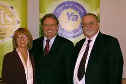 photo de Lena Louarn, Charles Gautier et Michel François