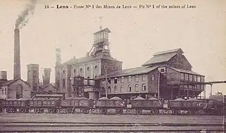 Fosse no&nbsp;1 Sainte-Élisabeth ou Jules Casteleyn au début du XXe&nbsp;siècle.