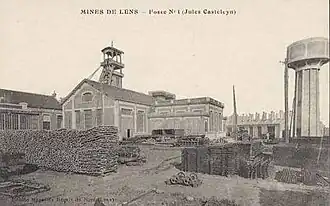 Fosse no&nbsp;1 Sainte-Élisabeth ou Jules Casteleyn au début du XXe&nbsp;siècle.