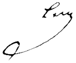 Signature de Jakob Lenz