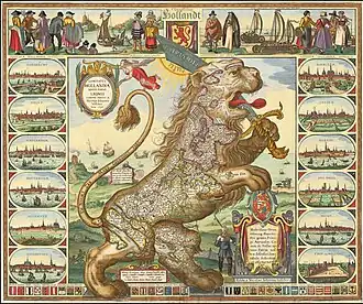 Leo Hollandicus, Claes Jansz. Visscher, 1648