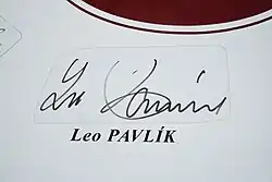 signature de Leo Pavlík