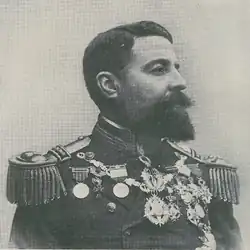 Leote de Rego (dans le NRP Guadiana), commandant des forces de la Marine.