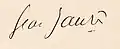 Signature de Jean Jaurès