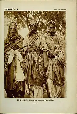 Touareg du goum de l'Amenokhal.