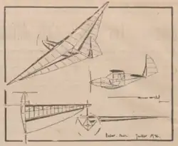 Étude réalisée par Michel Minéo en juillet 1936 concernant le vol humain, parue dans Les Ailes, no&nbsp;812.