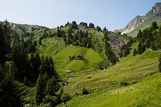La Vièze aux Boutiers, dans les hauts de Champéry.