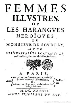 Image illustrative de l’article Les Femmes illustres ou les Harangues héroïques