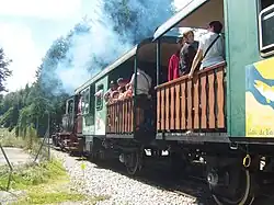 « Coni'fer », train touristique au départ de la gare des Hôpitaux-Neufs-Jougne.