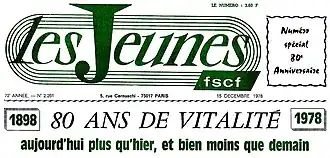 Image illustrative de l’article Les Jeunes (journal)