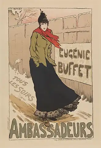 Affiche réalisée par Lucien Métivet.