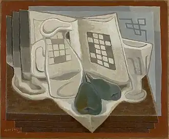 Les Mots croisés, par Juan Gris, 1925.