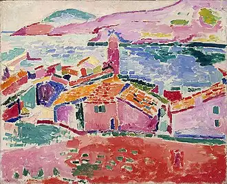 Henri Matisse, Les toits de Collioure, 1905, Musée de l'Ermitage (Saint-Petersbourg).