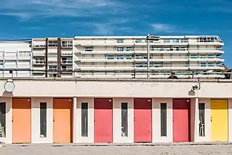 Les cabines de la digue.