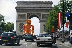 Défilé d'ouverture de la coupe du monde de football 1998