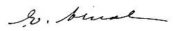 signature d'Émilie Arnal