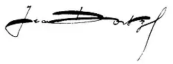 signature de Jeanne Dortzal