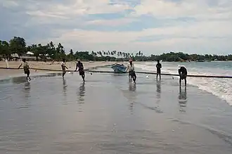 Trinquemalay, la plage des pêcheurs.