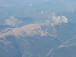 Vue d'avion l'été.