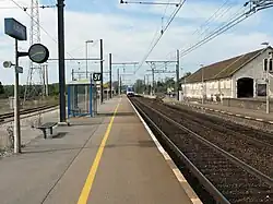 Gare d'Auxonne direction Dijon