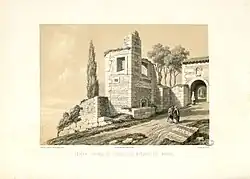 Lescar, ruines du château des évêques de Béarn