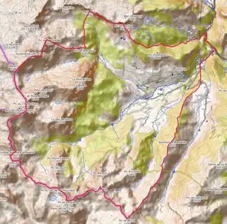 Carte topographique.