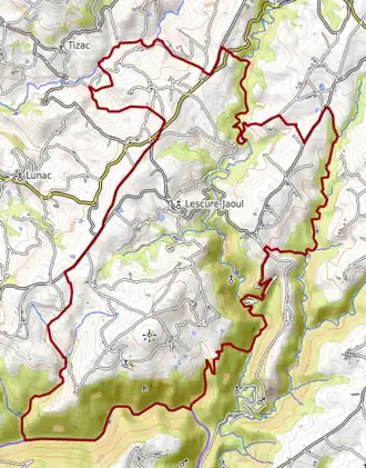 Carte topographique.