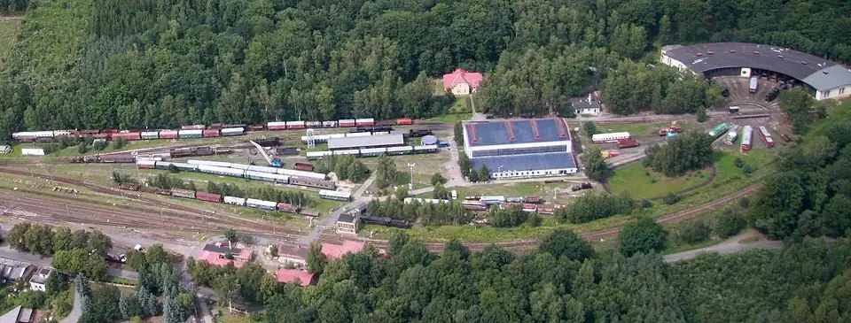 Vue aérienne du musée.