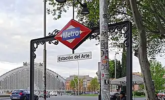 Image illustrative de l’article Estación del Arte (métro de Madrid)