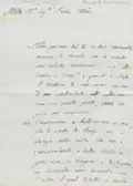 manuscrit : lettre autographe