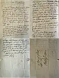 Lettre de messidor An 10 (juin-juillet 1802)