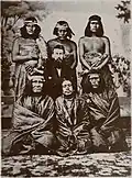 Lewis Jones (en) et un groupe d'Indiens Mapuches, 1867.