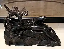 Promethée enchaîné sur le rocher (Guillaume Évrard, c. 1790).