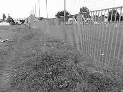 La borne dans son environnement.