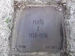 Puits no&nbsp;2, 1858 - 1936.