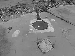 La tête de puits matérialisée no&nbsp;9 bis.