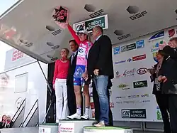 Arnaud Démare est premier du classement général.