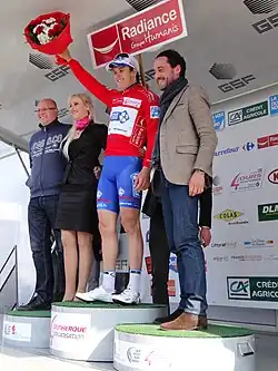 Arnaud Démare est premier du classement par points.