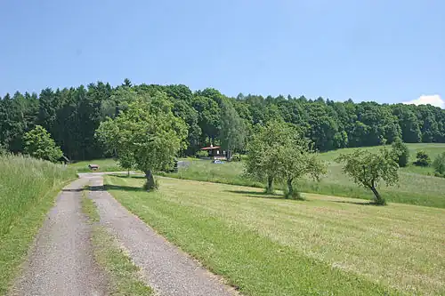 Libín : paysage rural.