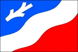 Drapeau de Libčice nad Vltavou