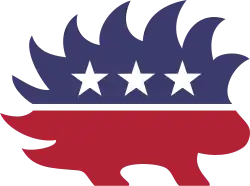 Le porc-épic, symbole des libertariens américains.