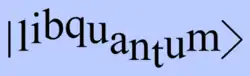 Description de l'image Libquantum_Logo.png.