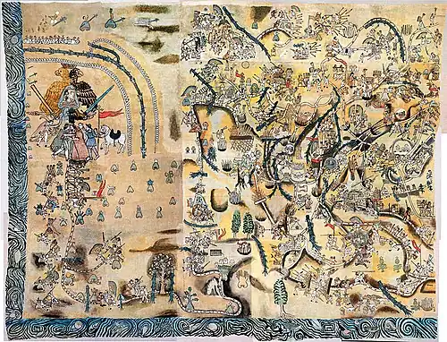 Lienzo de Quauhquechollan, 1530-1540