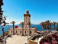 Le phare après sa récente rénovation