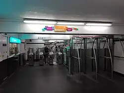 Le hall d'accueil de la station.