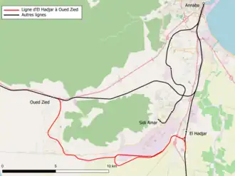Image illustrative de l’article Ligne d'El Hadjar à Oued Zied