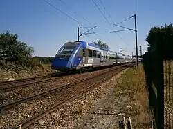 UM de X 72500 de la ligne Intercités Paris - Granville.