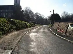 La route départementale 71 en 2012.